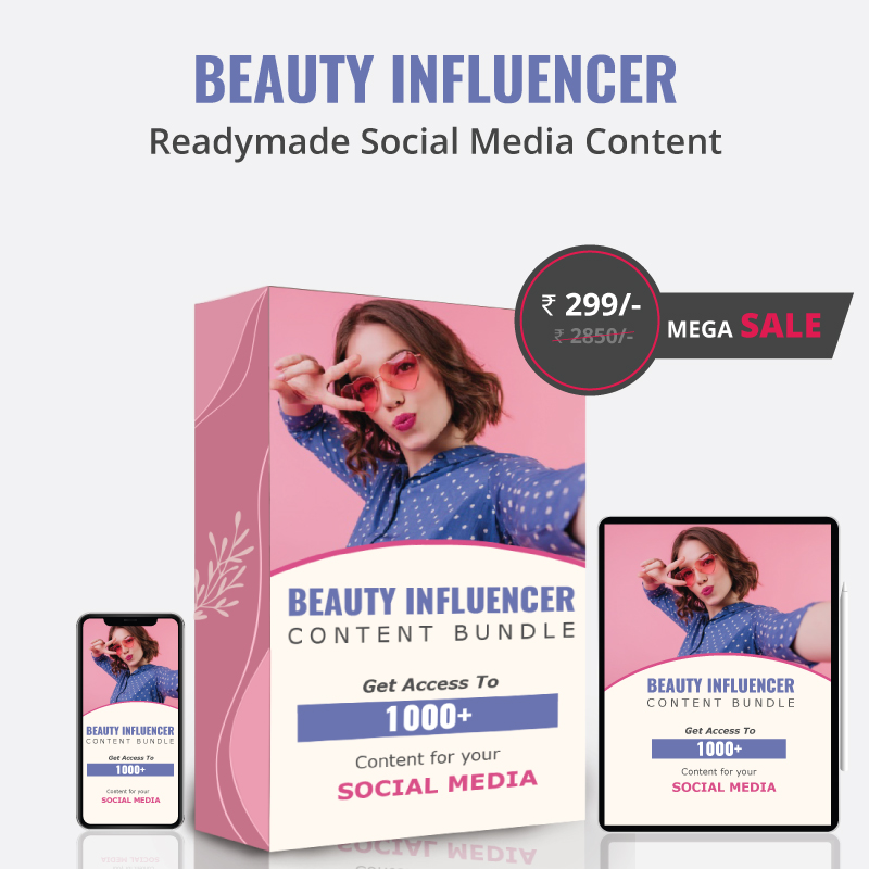 Beauty influencer Content Bundle